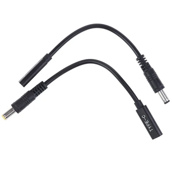 USB 3.1 Type C USB Конектор dc 5.5*2.5 5.5*2.1 Штекерное Зарядно Устройство Адаптер за Захранване, Жак Адаптер Емулатор PD Trigger Кабел за зареждане