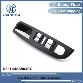 Аксесоар за Интериора на Колата SORGHUM за VW Golf 5 Начало за превключване на Вратата Прозорец на контролния Панел Довършителни Рамка 1K4868049C Лявата Страна на Водача