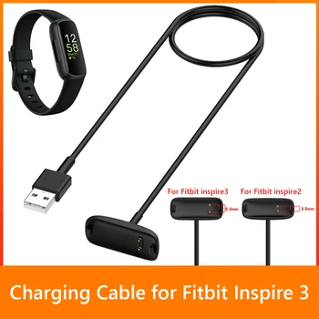 За Fitbit Inspire 3 Зарядно Устройство, USB Кабел За Зареждане Кабел Замяна на Затягане 55 см/100 см Зарядно Устройство Зарядно устройство За Fitbit Inspire3 резервни Части