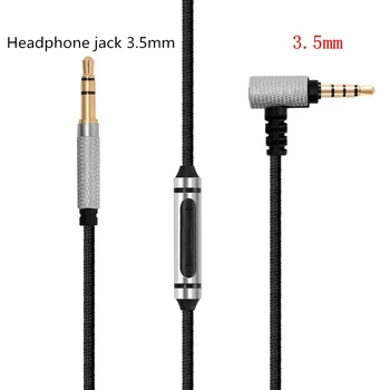 аудио кабел 3.5 мм, с пшеничным кабел с 3,5 мм мъж към мъж кабел за слушалки слушалки SHP9500 кабел за слушалки B & O Кабел H6 H8