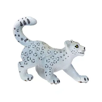 2022 Реалистична Имитация на Снежен Леопард Фигурки на Животни Фигурки Пластмасови Фигурки Колекция от Образователни Играчки за Деца Подарък