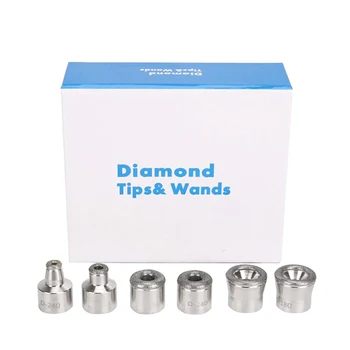 Микродермабразио На Лице Diamond Съвет Дермабразио 6 Накрайници За Пилинг На Кожата Ексфолираща И Апарати За Премахване На Черни Точки Аксесоари