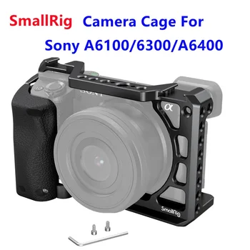 клетка за фотоапарат sony A6400 Smallrig Camera 3164 със силиконова дръжка съвместимост с A6100 6300 6400