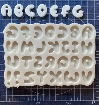 Силиконова форма нова азбука силиконова форма на мухъл захар занаят скърпвам украса на тортата нечовешки животински форма на инструмент за печене