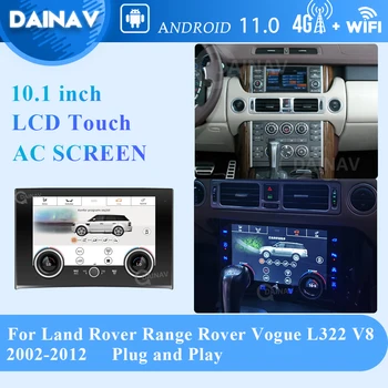 10,1-Инчов Панел с променлив Ток, За Land Rover Range Rover L322 Vogue V8 2002-2012 Управление на Климатик Тъчпад Стерео Такса LCD Дисплей