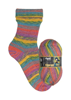 Прежда за чорапи Opal Energy 75% вълна, 25% полиамид / найлон Зимни 4-слойная прежди за плетене на чорапи