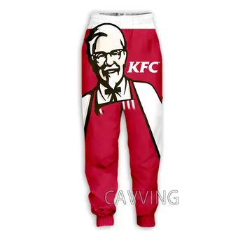 Нова Мода 3D Принт Смешни Ежедневни Панталони KFC Спортни Спортни прави Панталони Панталони Панталони Панталони За Джогинг Панталони