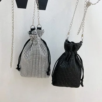 Модерна детска чанта-торба на съвсем малък, Блестящ Дизайн, Чанта-незабавни посланици за родители и деца, чанта за телефон, портфейл Принцеса, Чанти