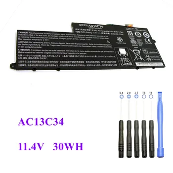 Батерия за лаптоп AC13C34 за Acer Aspire V5-122P V5-132 E3-111 E3-112 ES1-111M MS237 KT.00303.005 11,4 В 2640 ма/30 Wh