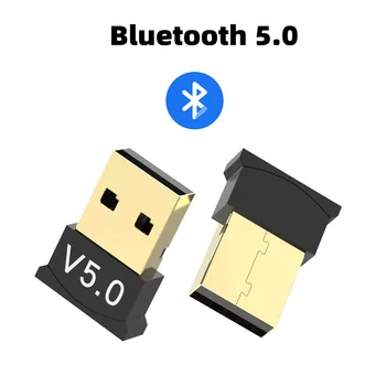 USB Bluetooth 5,0 Адаптер Предавател, Приемник, Аудио Bluetooth Ключ Безжичен USB Адаптер за вашия Компютър PC Лаптоп Мишка