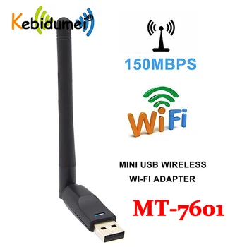 USB WiFi Антена Безжична Мрежова Карта MT-7601 За Цифров Сателитен Приемник, Декодер Freesat V7 HD V8 Супер IP-S2 За Преносими КОМПЮТРИ