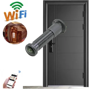 WIFI вратата, шпионка камера HD 1080P Панорамна рибешко око IPC котешко око домашна охранителна врата на камерата за видеонаблюдение