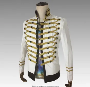 Майкъл Джексън, е черно-бяла яке, дрехи, нов певец, панорамен бар, танцови костюми, палта, връхни дрехи, jaqueta masculina