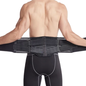 Лумбална бандаж за подкрепа на гърба предвижда облекчаване на болки в гърба -Дишаща лумбална поддържащ колан държи гръбнака пряк и безопасен