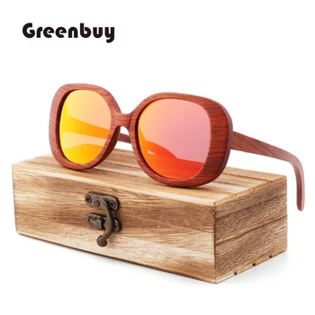 Нови Бамбукови Дървени Очила Bahua за Мъже и Жени, Модни Слънчеви Очила за Пътуване, Ретро Поляризирани Слънчеви Очила, Дървени Слънчеви Очила
