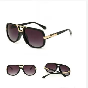 Луксозни Големи Слънчеви Очила за Жени, Маркови Мъжки слънчеви Очила са Модерни Очила с Кръгла Рамка Ретро UV400