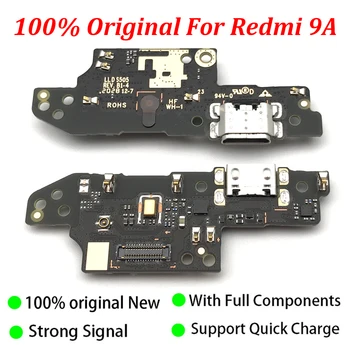 100% Оригинален Нов За Xiaomi Redmi 9A USB Порт За Зареждане на Микрофона Док Конектор Заплата Гъвкав Кабел За Xiaomi Redmi 9 A