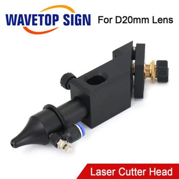 WaveTopSign Co2 Лазерна глава за Фокусиране на Обектива, с диаметър 20 мм Лазерно Огледало 25x3 мм За Лазерно Гравиране и Рязане