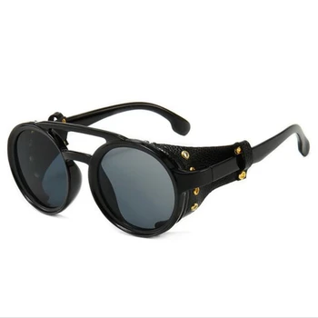 KAPELUS Мъжки ветроупорен слънчеви очила слънчеви очила от змийска кожа кожени ретро слънчеви очила 558
